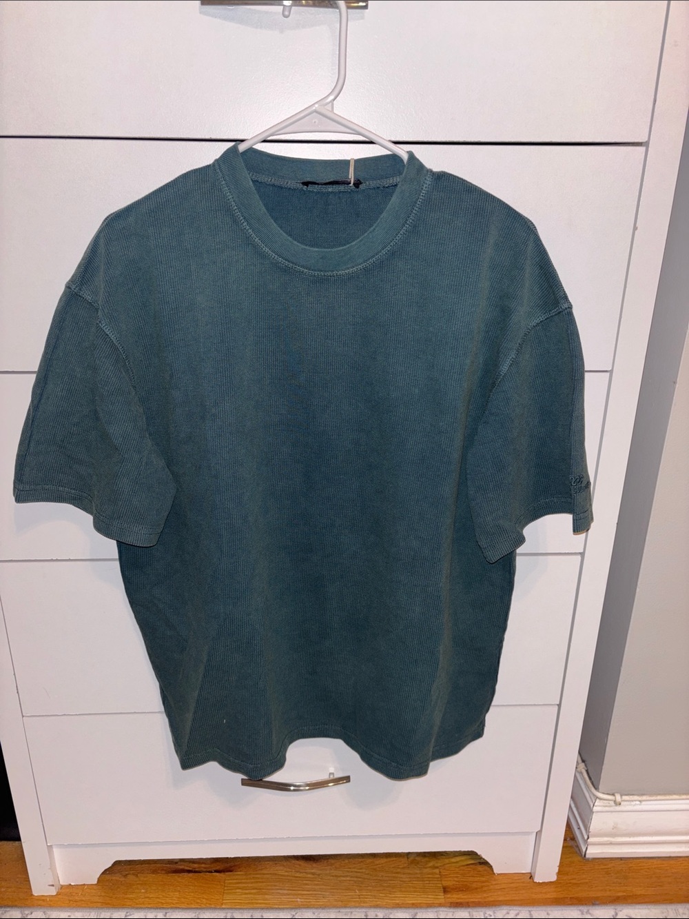 Men's Zara Short Sleeve Crewneck Tee in Deep Teal